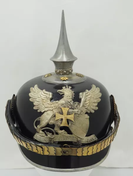 Baden 14th Pioneer Officers Pickelhaube Visuel 1 principal